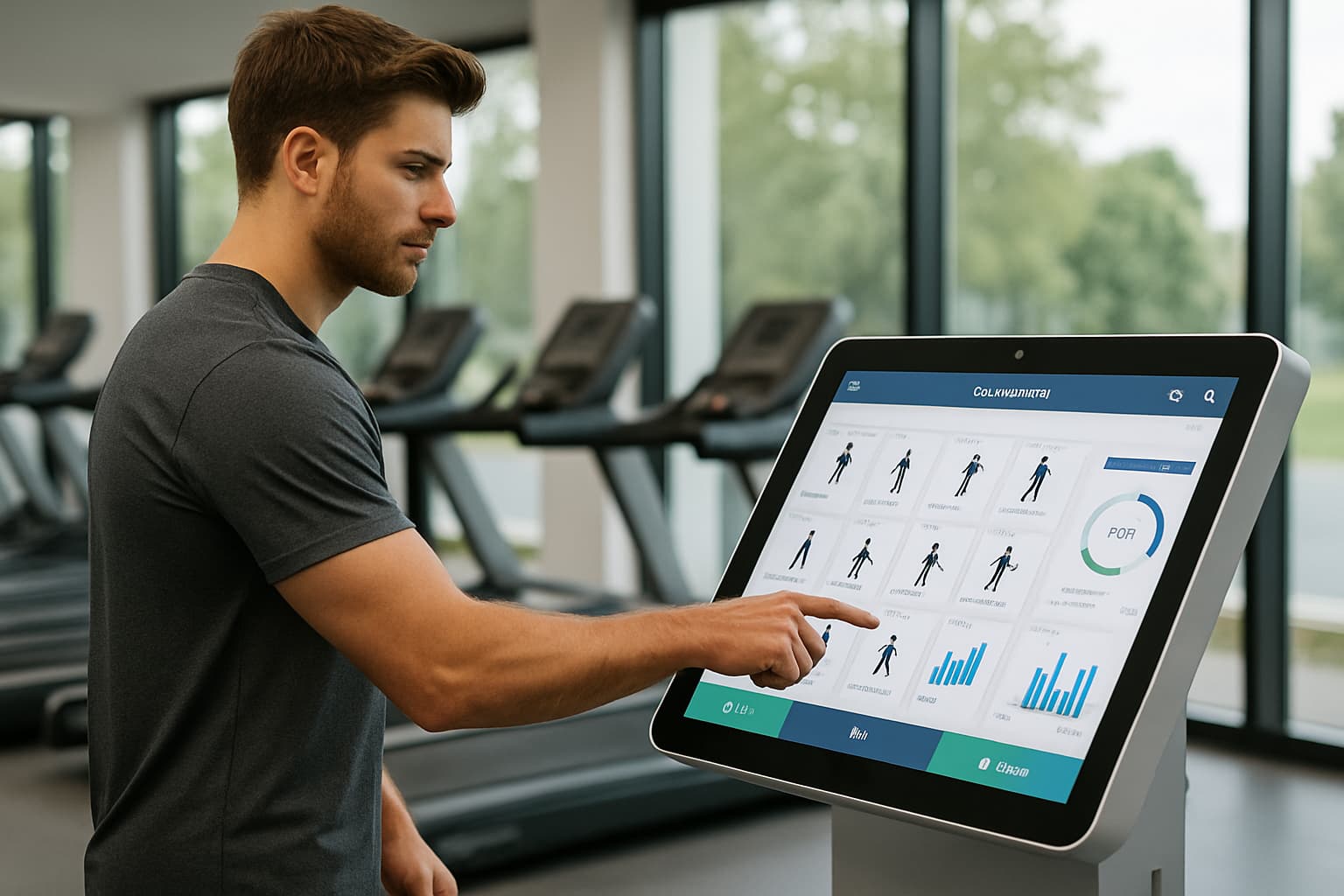 Tótem Inteligente Revoluciona los Gimnasios con IA Personalizada